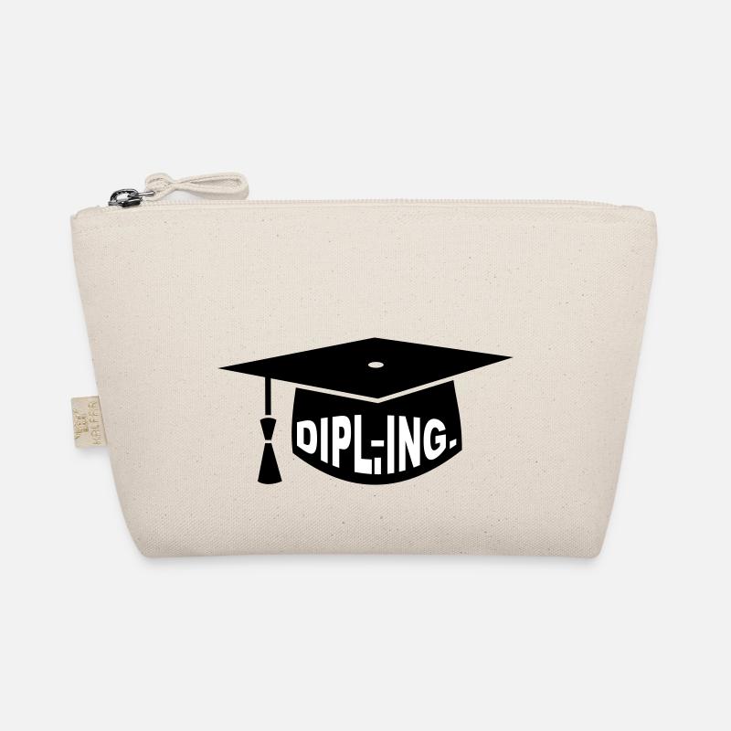 Diplom - Studium - Geschenk - Dipl. Ing. - - Bio-Täschchen - Natur