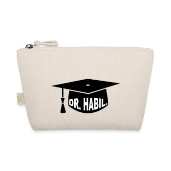 Doktor - Geschenk - Doktorhut - Habilitation - Bio-Täschchen - Natur - Vorne