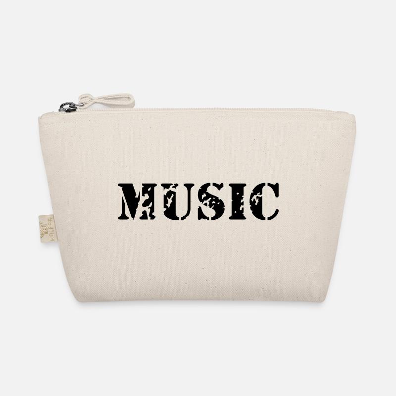 Music als Stempel Druck Bio-Täschchen