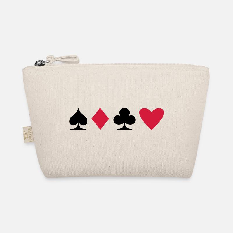 Poker Suit Bio-Täschchen