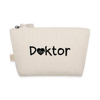 Doktor Arzt Liebe Medizin Spruch Geschenk - Bio-Täschchen - Natur - Vorne