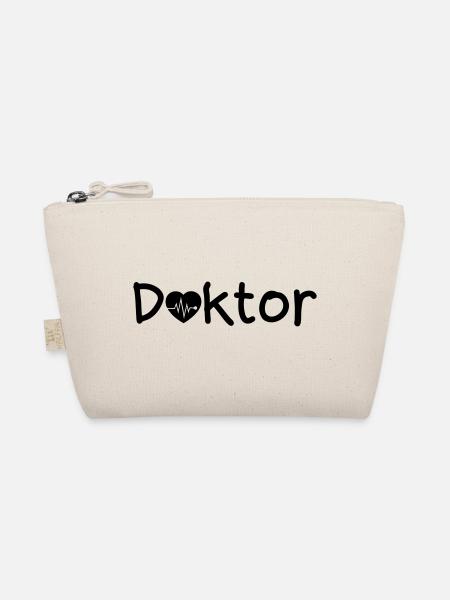 Doktor Arzt Liebe Medizin Spruch Geschenk - Bio-Täschchen - Natur