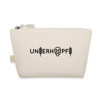 Unterhopft. Das Shirt für Bierliebhaber - Bio-Täschchen - Natur - Vorne