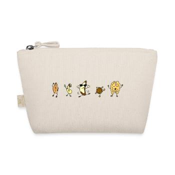Noix de noix Veggie Vegan Manger drôle message - Trousse biologique - nature - Devant