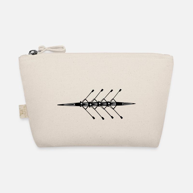 Rowing, rowing boat, foursome - two-tone Organic Pouch