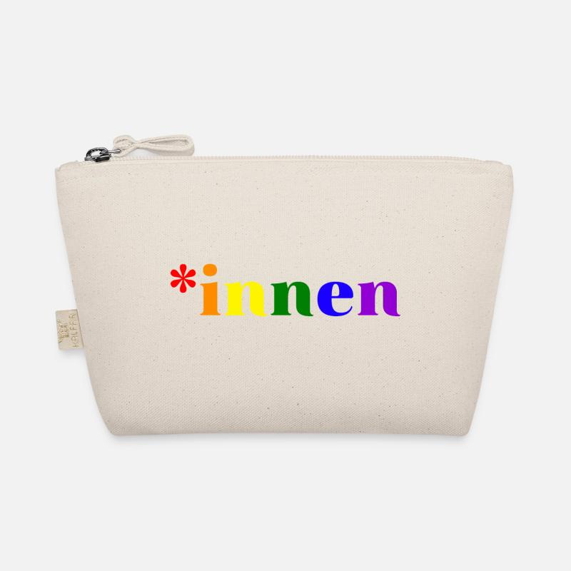 *innen Gendern - Bio-Täschchen - Natur