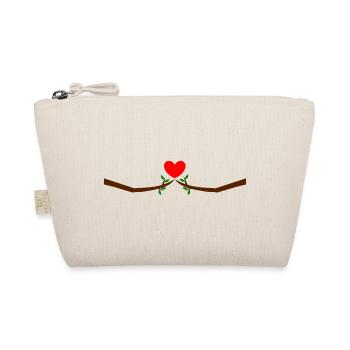 Valentine's Day, Valentine's Day, Valentine's Day - Organic Pouch - nature - Front