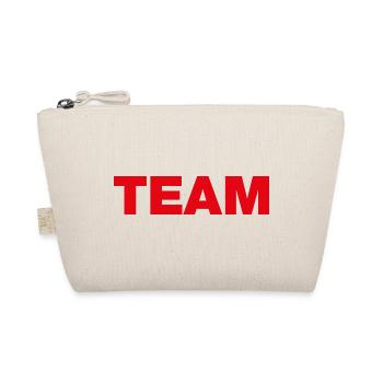 TEAM (red) - Organic Pouch - nature - Front