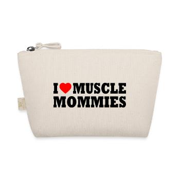 I love muscle mommies - Bio-Täschchen - Natur - Vorne