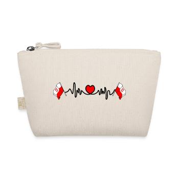Heart rate cardio for Poland - Organic Pouch - nature - Front