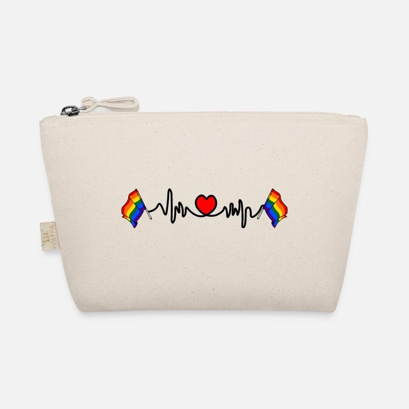 Herzfrequenz-Cardio für den Regenbogen Bio-Täschchen