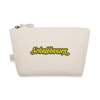 Schaffhausen Script Lettering - Organic Pouch - nature - Front