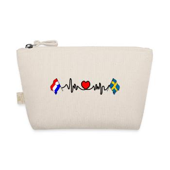 Cardio coeur avec drapeau des Pays-Bas, drapeau de la Suède - Trousse biologique - nature - Devant