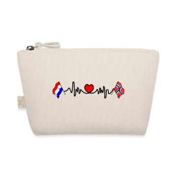 Cardio coeur avec drapeau Pays-Bas, drapeau Norvège - Trousse biologique - nature - Devant