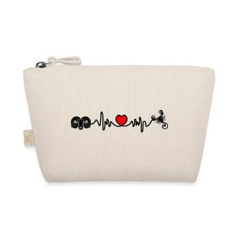 Heart rate cardio Aries Scorpio - Organic Pouch - nature - Front