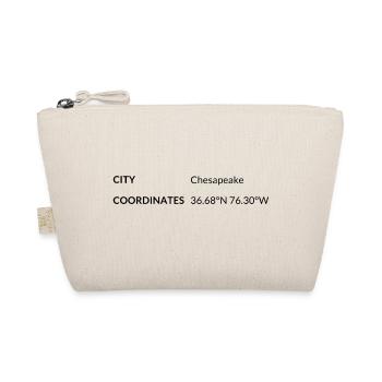 Chesapeake, Virginia, USA coordinates - Organic Pouch - nature - Front