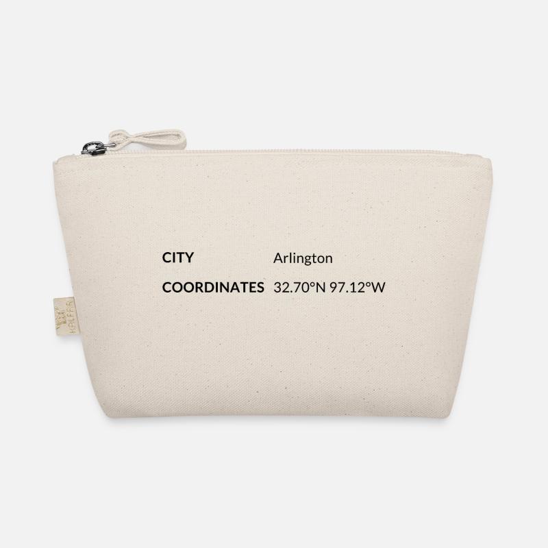 Arlington, Texas, USA coordinates Organic Pouch