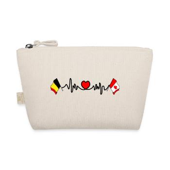 Cardio heart, Flag Belgium et flag Canada - Trousse biologique - nature - Devant