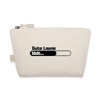 Gute Laune lädt - Bio-Täschchen - Natur - Vorne