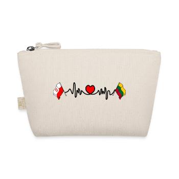 Cardio cardiaque Drapeau Pologne, Lituanie - Trousse biologique - nature - Devant