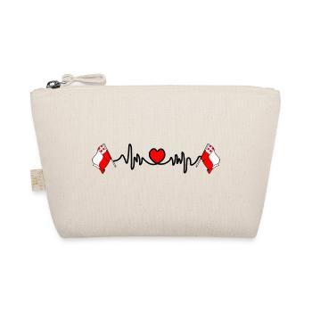 Heart rate cardio for the province of Utrecht - Organic Pouch - nature - Front