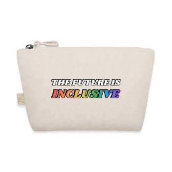 The Future Is Inclusive LGBT Pride Rainbow - Organic Pouch - nature - Front
