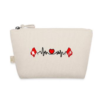 Cardio au cœur de la Suisse et drapeau de Nidwald - Trousse biologique - nature - Devant