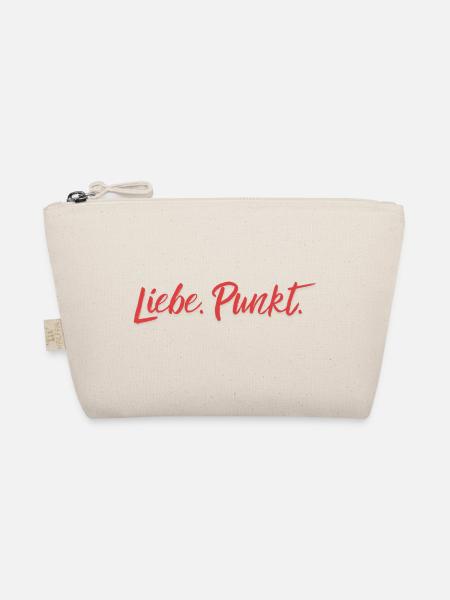 Liebe Punkt - Bio-Täschchen - Natur