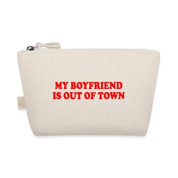 my boyfriend is out of town - Bio-Täschchen - Natur - Vorne