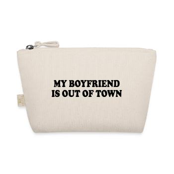 my boyfriend is out of town - Bio-Täschchen - Natur - Vorne