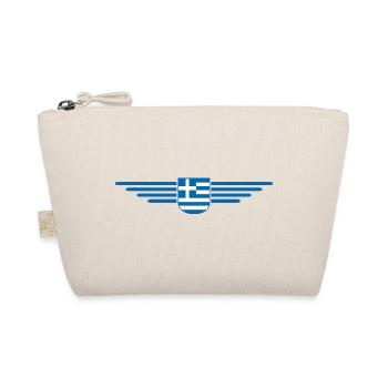I Love Greece Fan, Design T-Shirt Outfit - Organic Pouch - nature - Front
