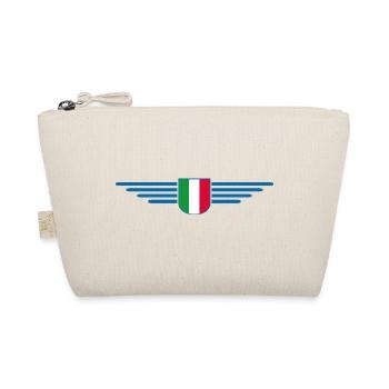 Rome Italie Fan Design T Shirt Tenue - Trousse biologique - nature - Devant