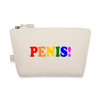 Penis - cock - dick - schwanz - Bio-Täschchen - Natur - Vorne