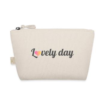 Lovely day - enjoy life - Bio-Täschchen - Natur - Vorne