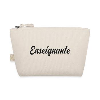 Best Teacher in the World School Education - Organic Pouch - nature - Front