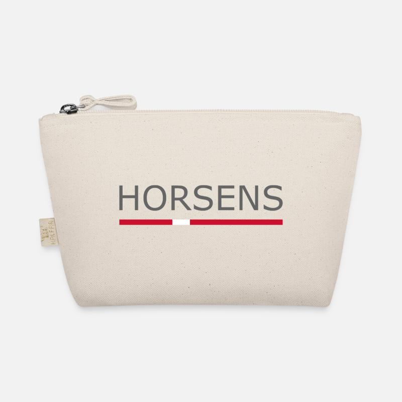Horsens - Denmark Flag - Denmark - Scandinavia Organic Pouch