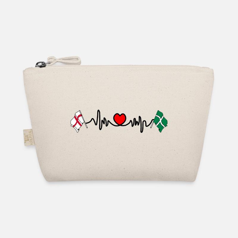 Devon & England Heartbeat Organic Pouch