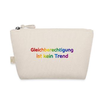 Gleichberechtigung ist kein Trend Regenbogen - Bio-Täschchen - Natur - Vorne