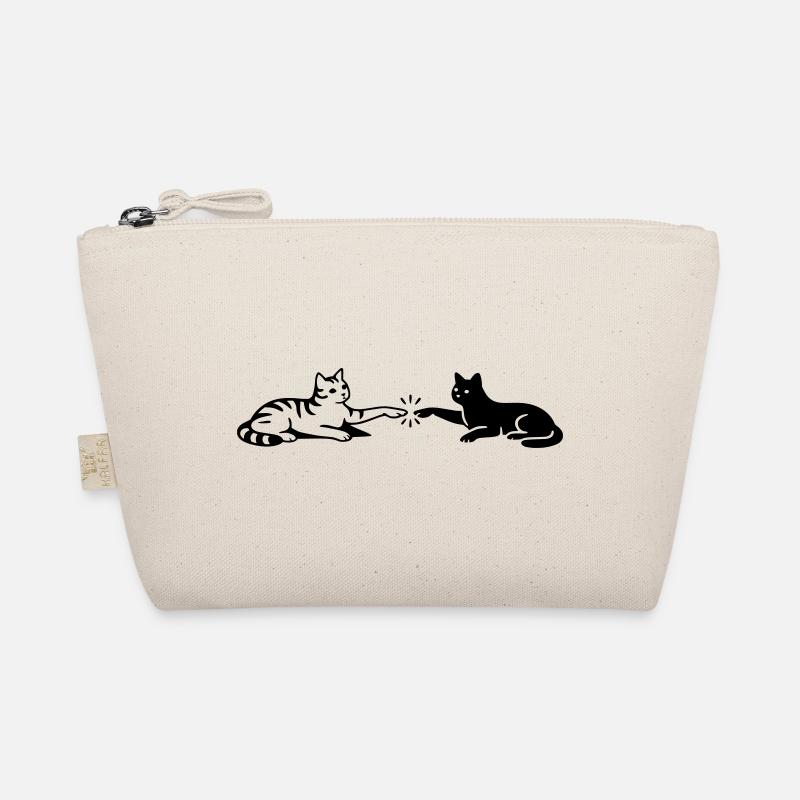 Cats Touch Paws Michelangelo Organic Pouch