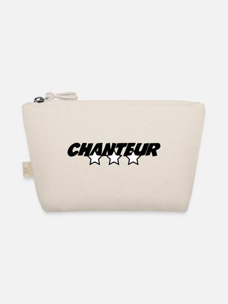 Singer – music, stage, passion, voice, performance - Organic Pouch - nature - Front