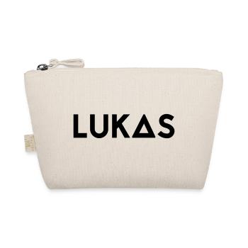 First name Lukas - Organic Pouch - nature - Front