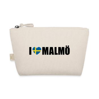 J’adore Malmö, la Suède - Trousse biologique - nature - Devant