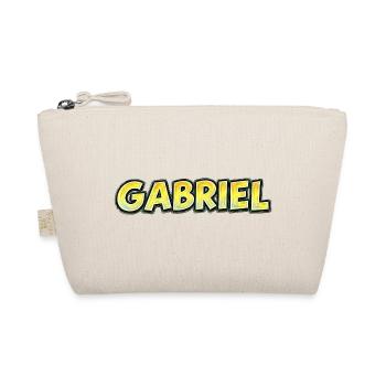 Gabriel – Handgezeichnete Typografie - Bio-Täschchen - Natur - Vorne