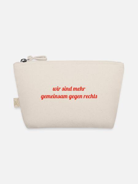 Wir sind mehr - gemeinsam gegen Rechts - Bio-Täschchen - Natur