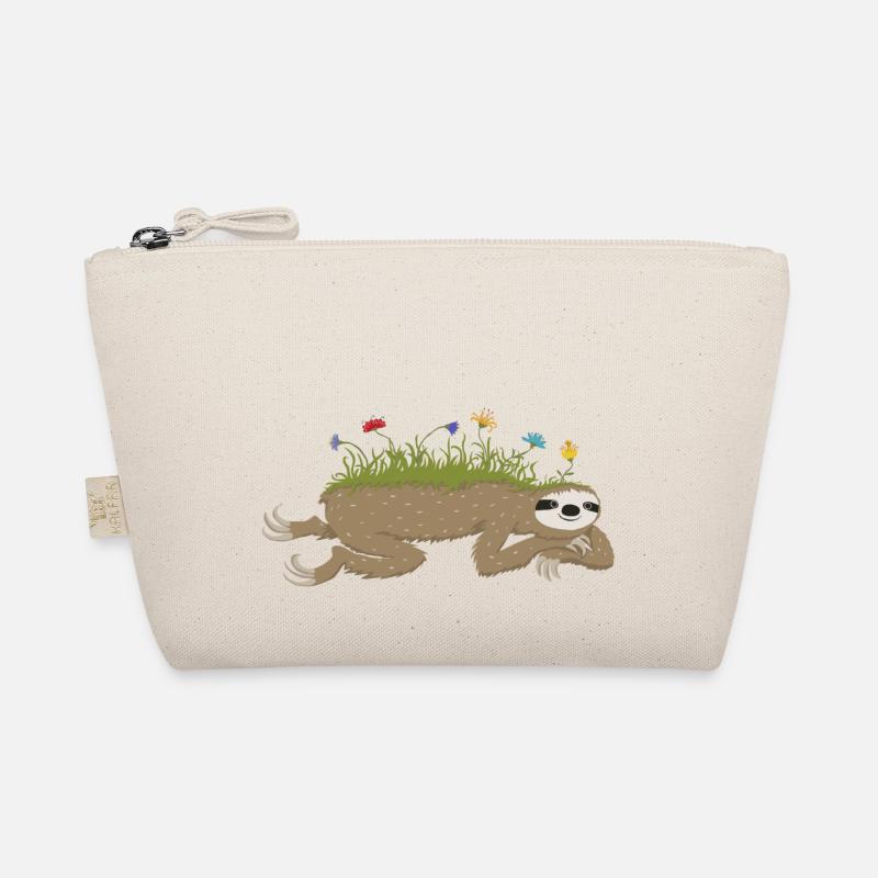 Faultierfrühling - Bio-Täschchen - Natur