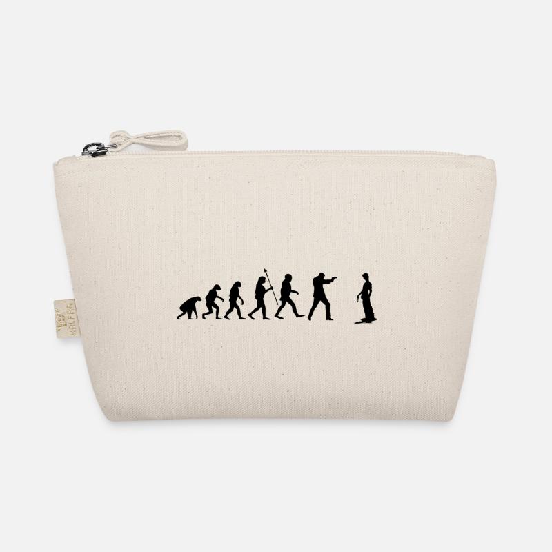 Evolution Zombie Apocalypse Zombies Survival Fun Organic Pouch