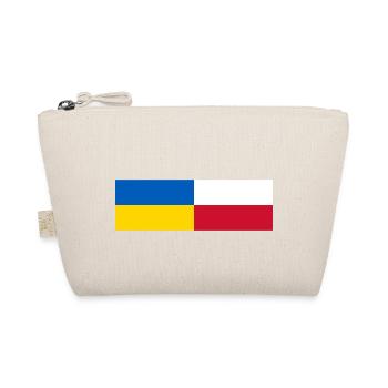 Ukraine Poland flag together - Organic Pouch - nature - Front
