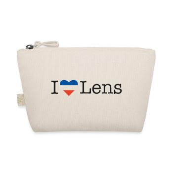 I love Lens - Bio-Täschchen - Natur - Vorne