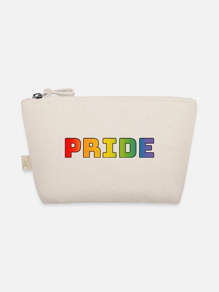 rainbow pride LGBT lgbtqi queer - Organic Pouch - nature - Front
