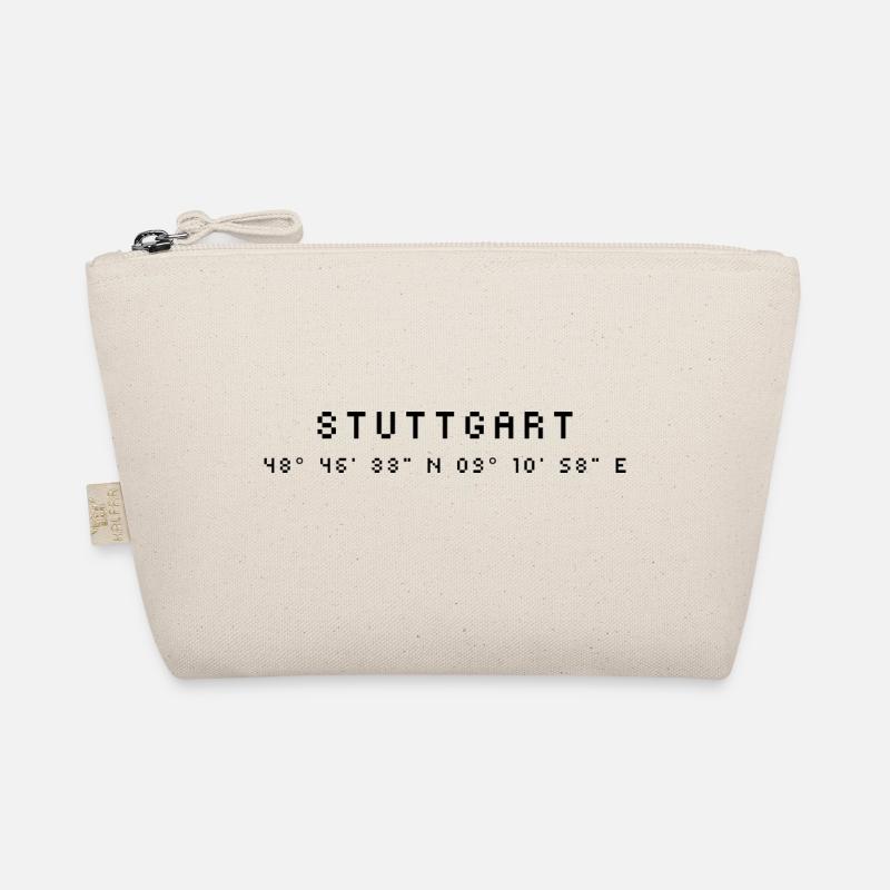 Stuttgart coordinates Organic Pouch